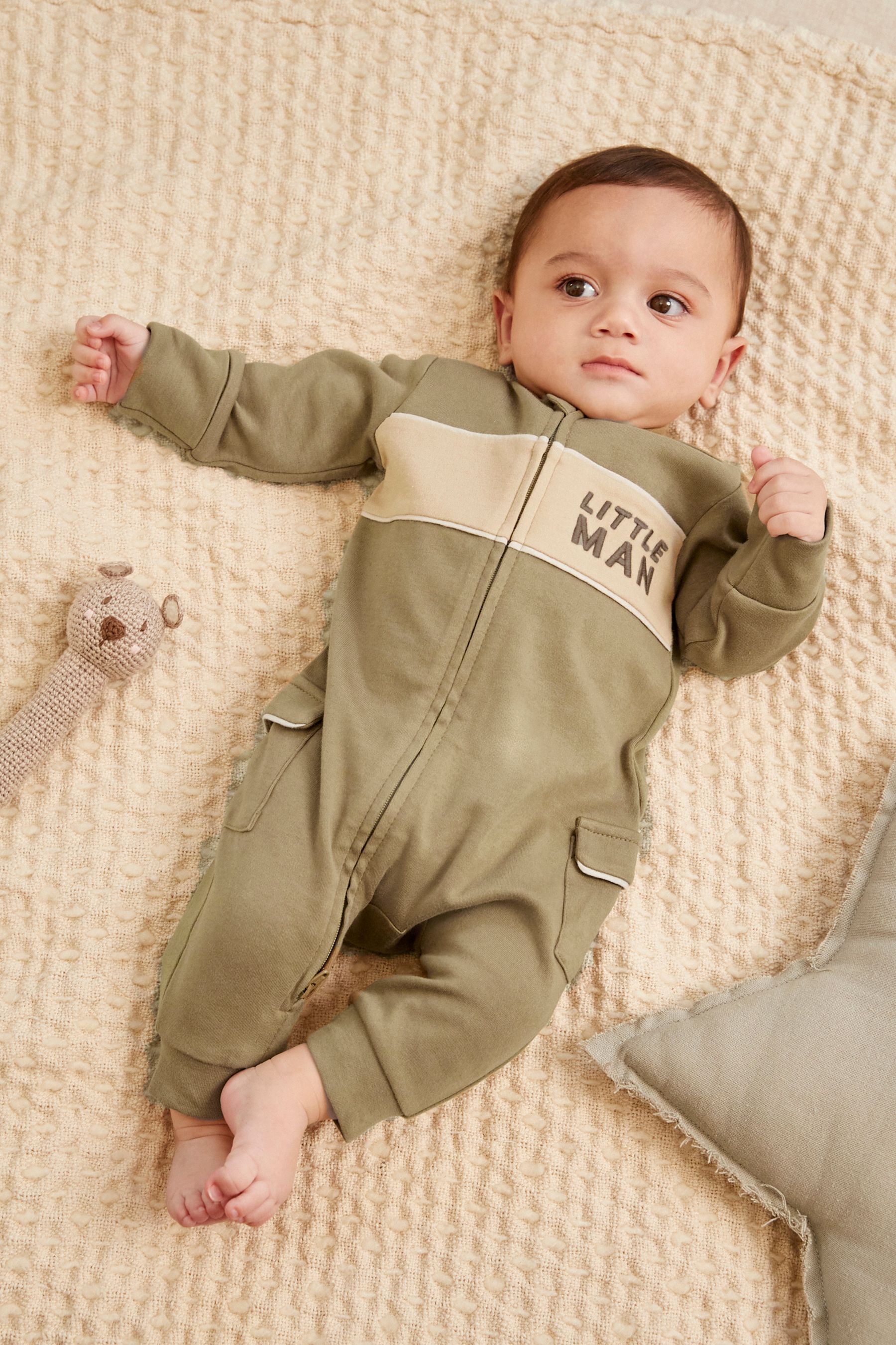 Green sleepsuit baby clearance