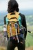 Orange Colourblock JuzsportsShops Active Sports 30L Hiking Bag With Waterproof Cover