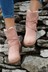 Pink Regular/Wide Fit Forever Comfort® Faux Fur Lined Buckle Strap Boots