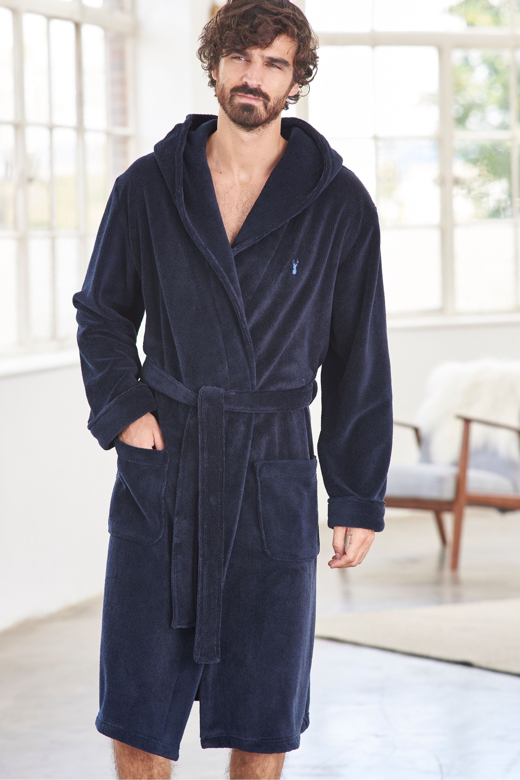 Mens teddy sale dressing gown
