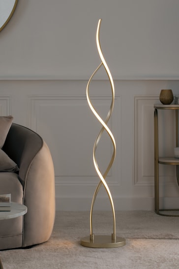 Champagne Gold Callie LED Floor Lamp