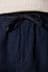 Navy Blue 100% Linen Elasticated Waist Trousers