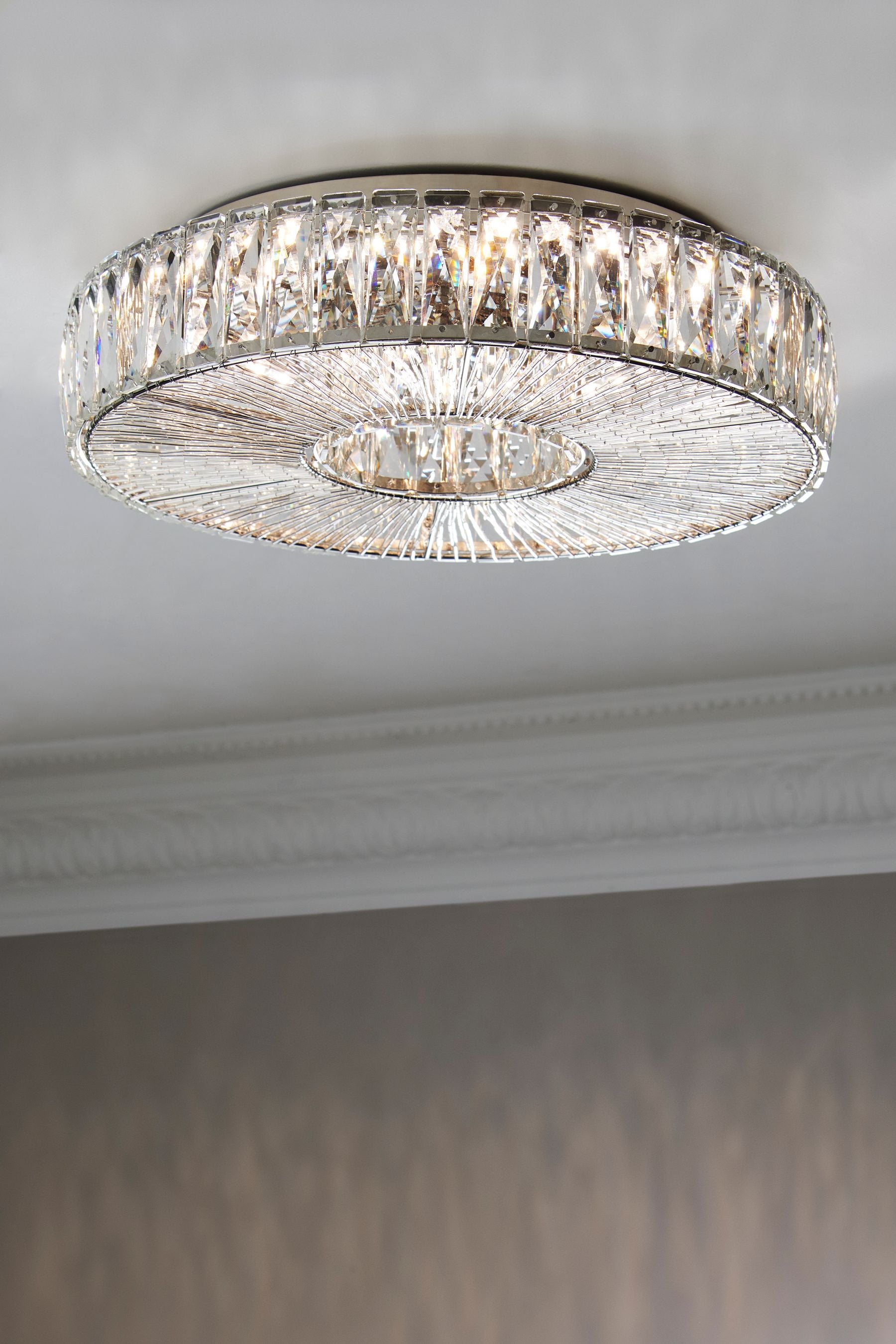 Long flat clearance ceiling lights