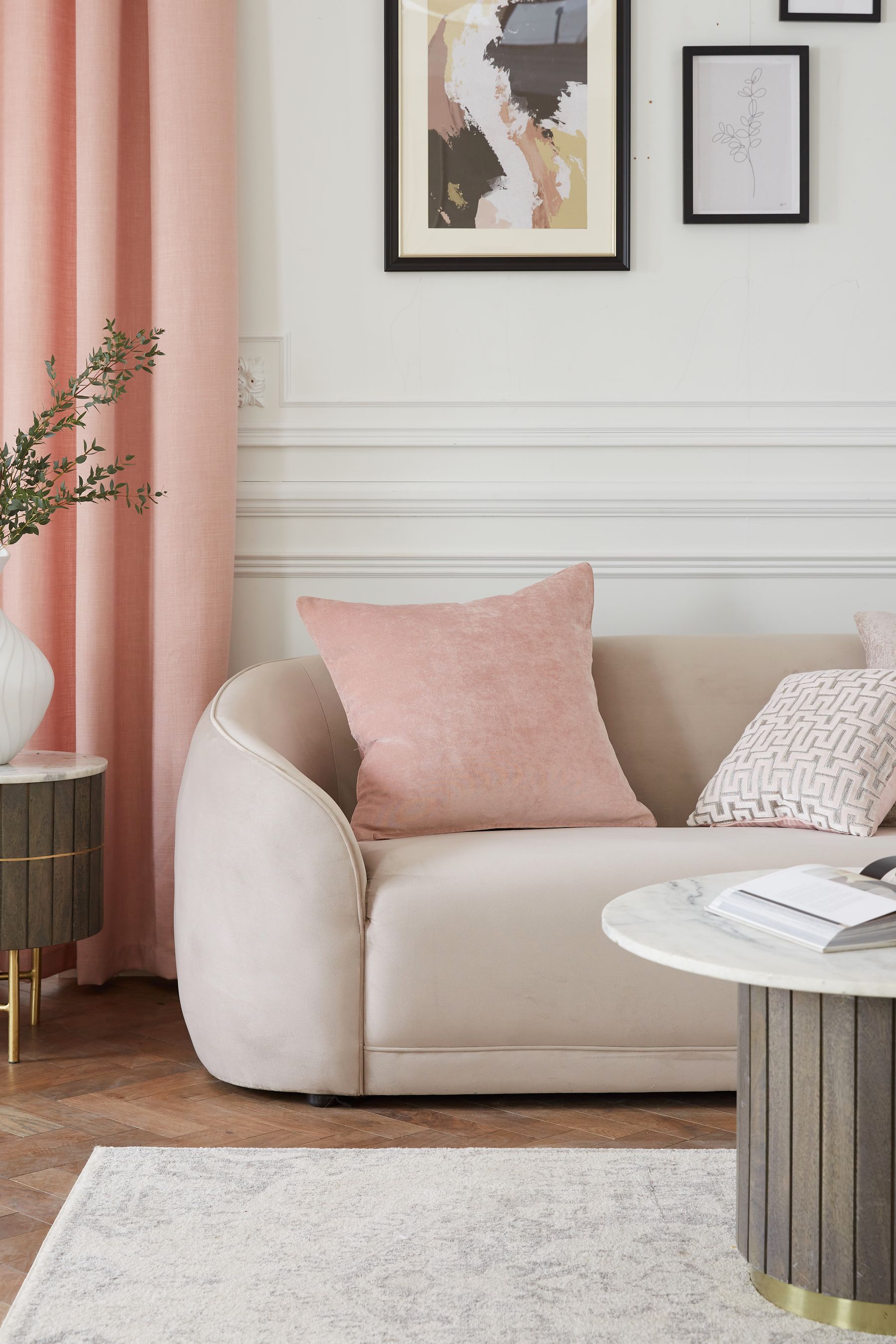 Pink shop cushions next
