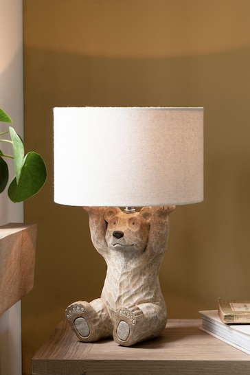 Natural Barnaby Bear Table Lamp