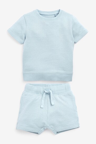 Buy Plain Sweat T-Shirt And Shorts Set (3mths-7yrs) from the Next UK ...