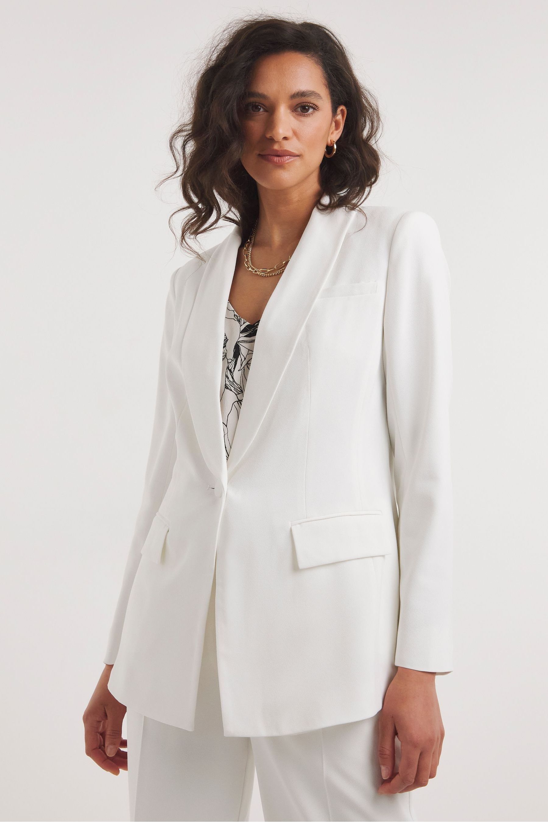 Next 2025 white blazer