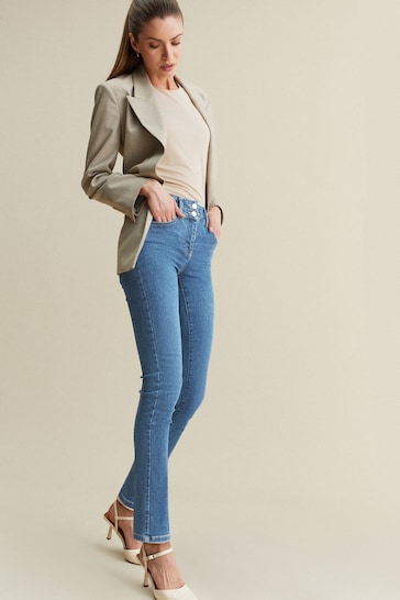 Voorlopige naam Eigendom Encommium Buy Mid Blue Denim Slim & Shape Jeans from the Next UK online shop