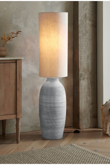 Grey Fairford Floor Lamp