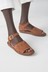 Tan Brown Forever Comfort® Two Part Sandals