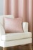 Riva Paoletti Blush Pink Atlantic Twill Woven Polyester Filled Cushion