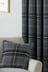 Riva Paoletti Grey Aviemore Tartan Faux Wool Polyester Filled Cushion