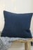 furn. Royal Blue Malham Fleece Polyester Filled Cushion