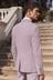 Purple Skinny Fit Motion Flex Suit: Jacket