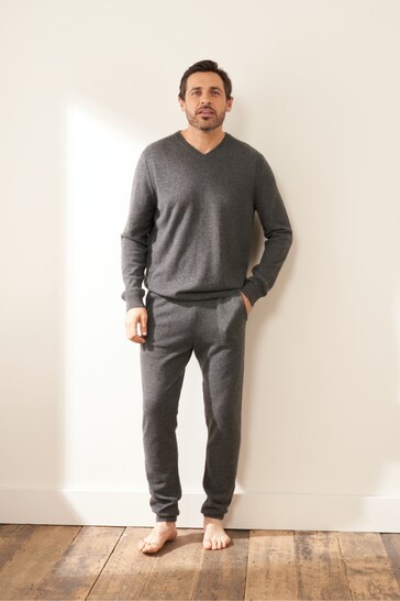 Truly Grey Cashmere Joggers