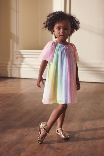 Rainbow Sparkle Tulle Party Dress (3mths-10yrs)