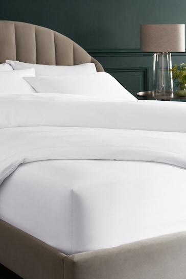 White 300 Thread Count Collection Luxe Extra Deep Fitted Sheet
