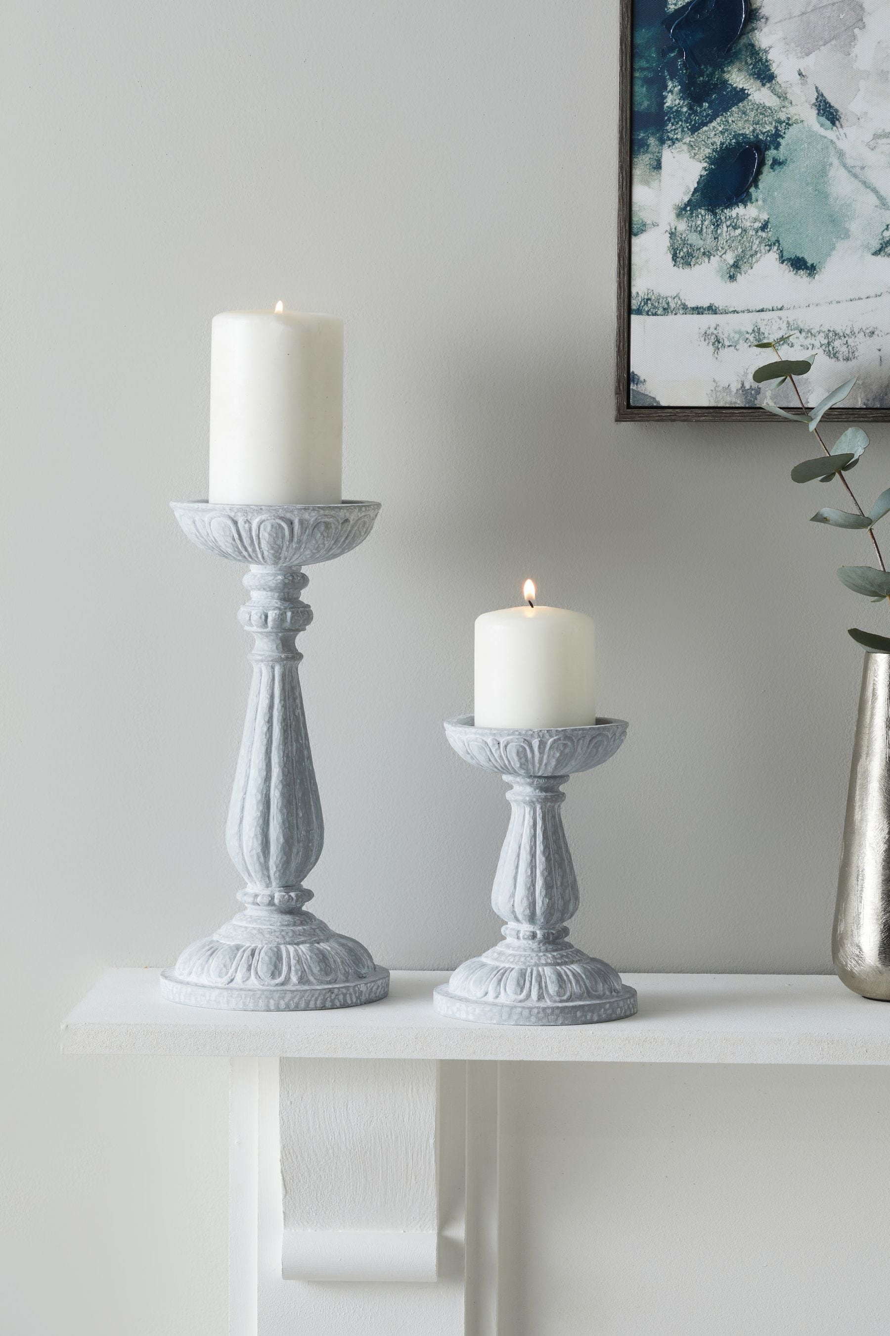 Grey candle new arrivals holders