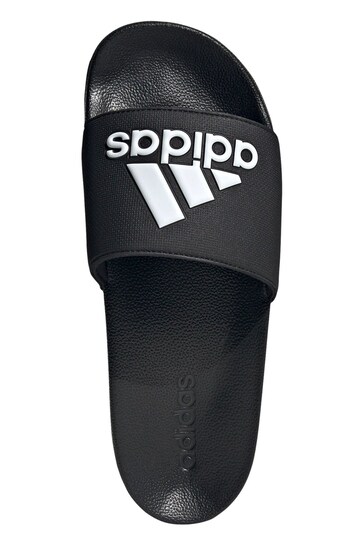 adidas Black Sportswear Adilette Shower Slides