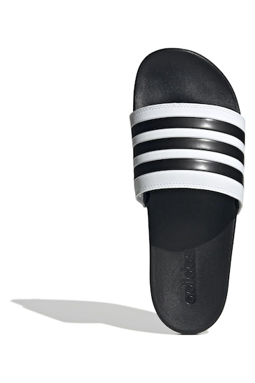 adidas White Sportswear Adilette Comfort Slides