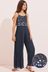 Lipsy Navy Embellished Pleated Occasion Jumpsuit