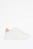 Lipsy Girl White Lace Up Chunky Flatform Trainers