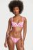 Victoria's Secret Pink Stripes Balconette Swim Bikini Top