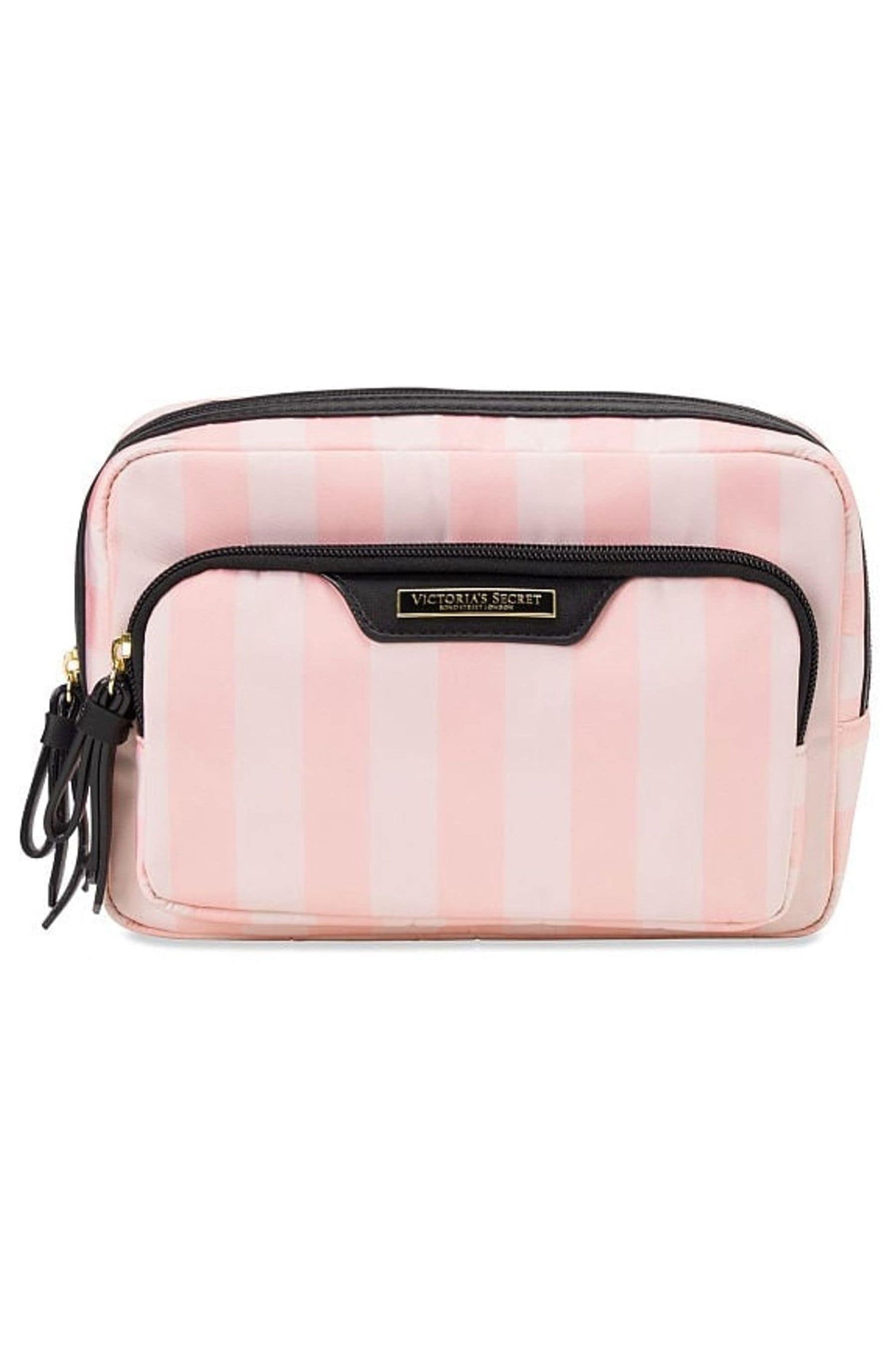 Victoria's Secret Victoria's Secret Tote Bag Pink Black Striped, India |  Ubuy