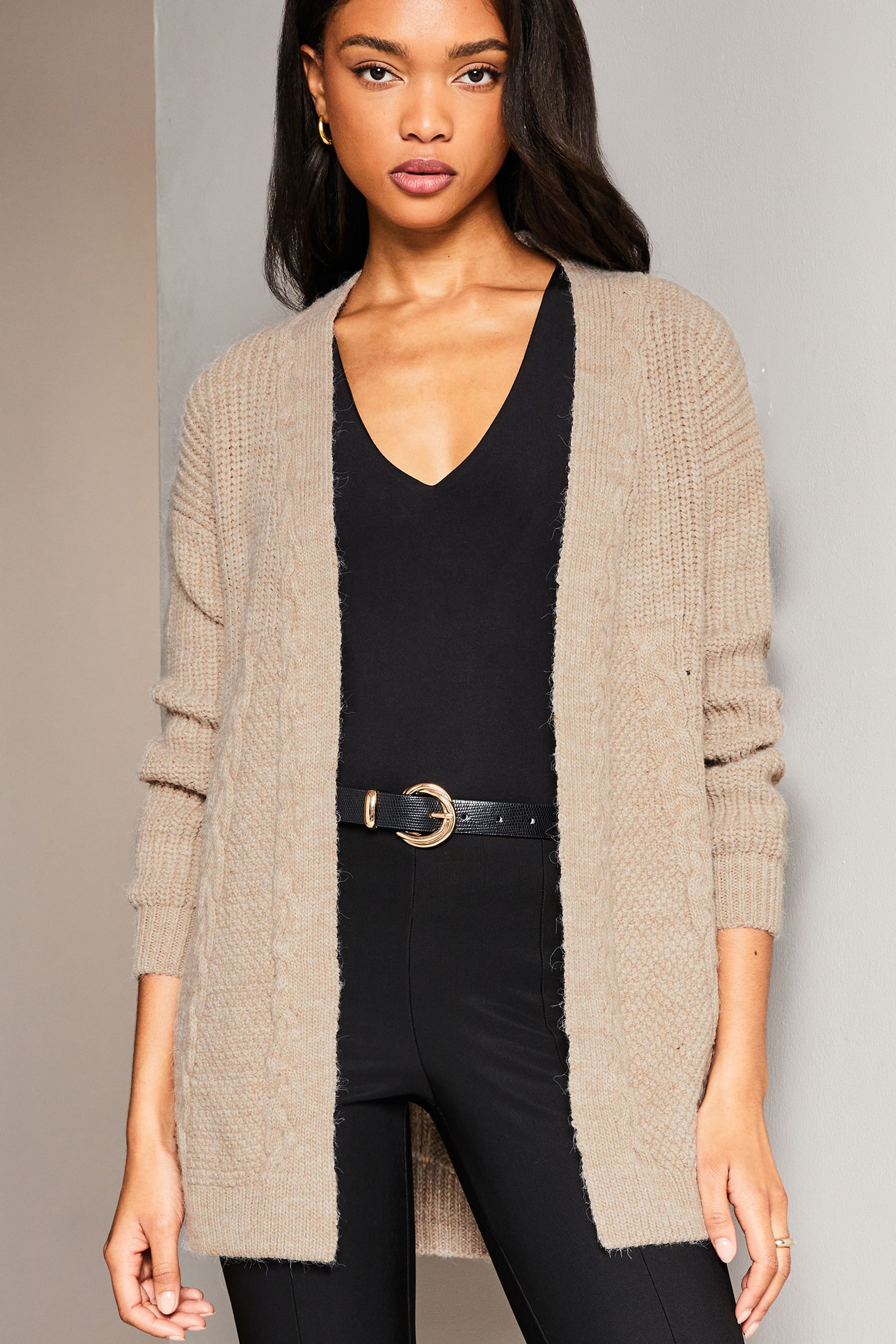 Oatmeal long on sale cardigan