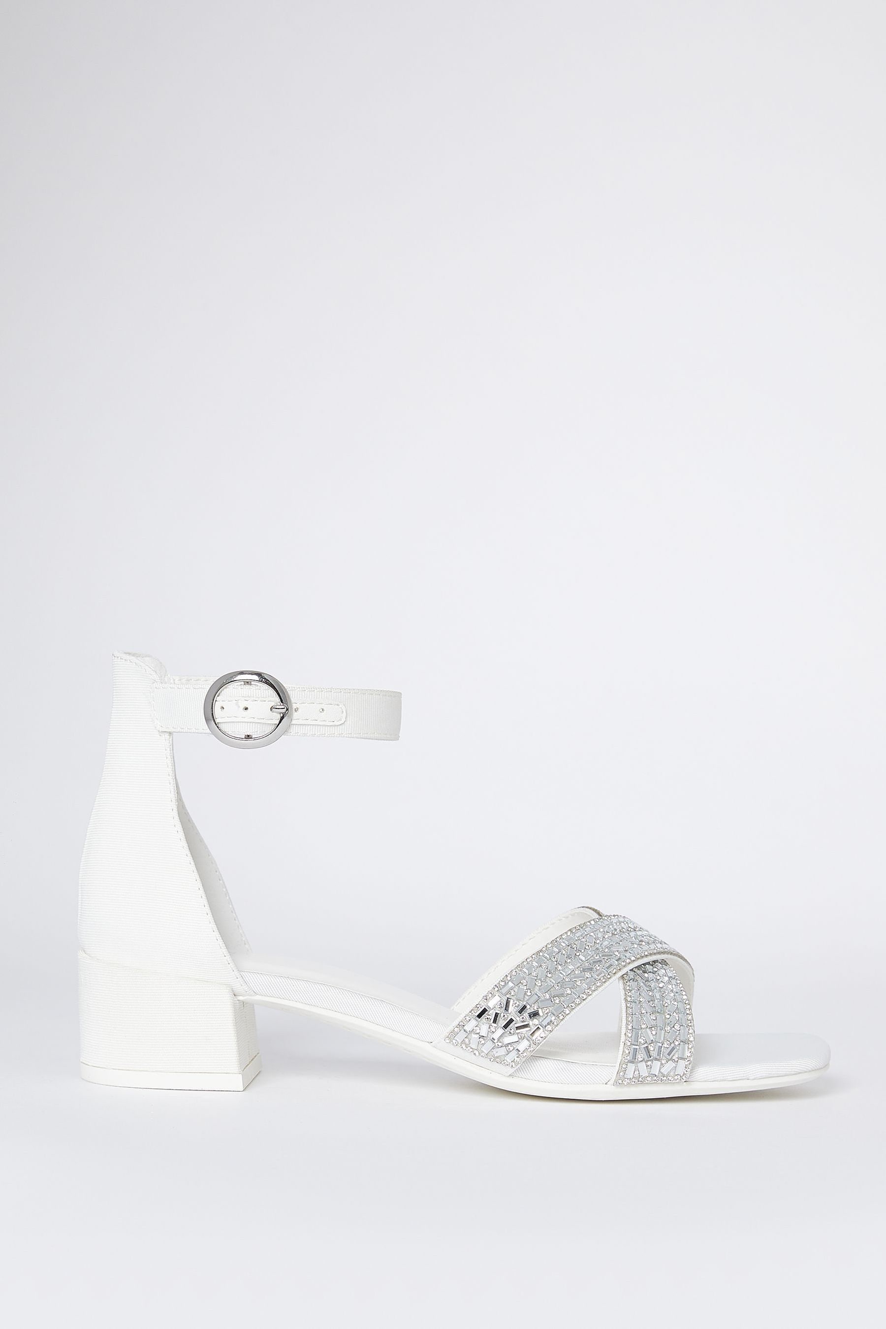 White hotsell occasion sandals