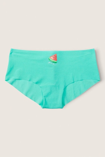Victoria's Secret PINK Teal Ice Green Hipster Smooth No Show Knickers