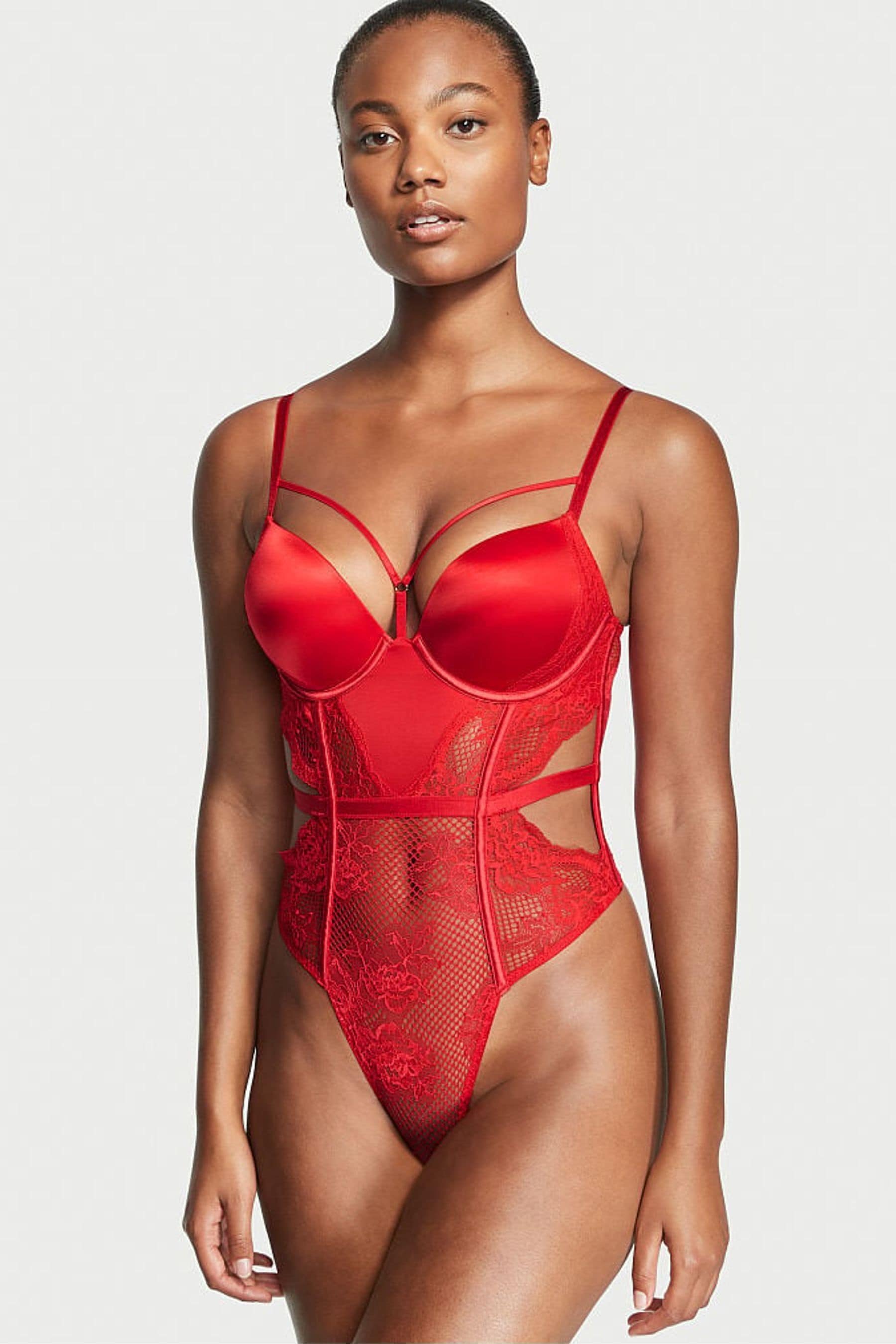 Fishnet lace bodysuit discount