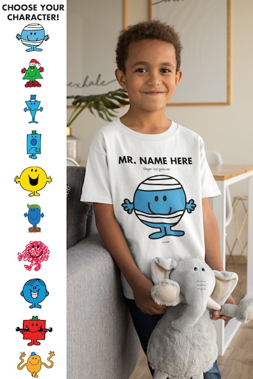 Personalised Mr. Men Childrens T-Shirt by Star Editons