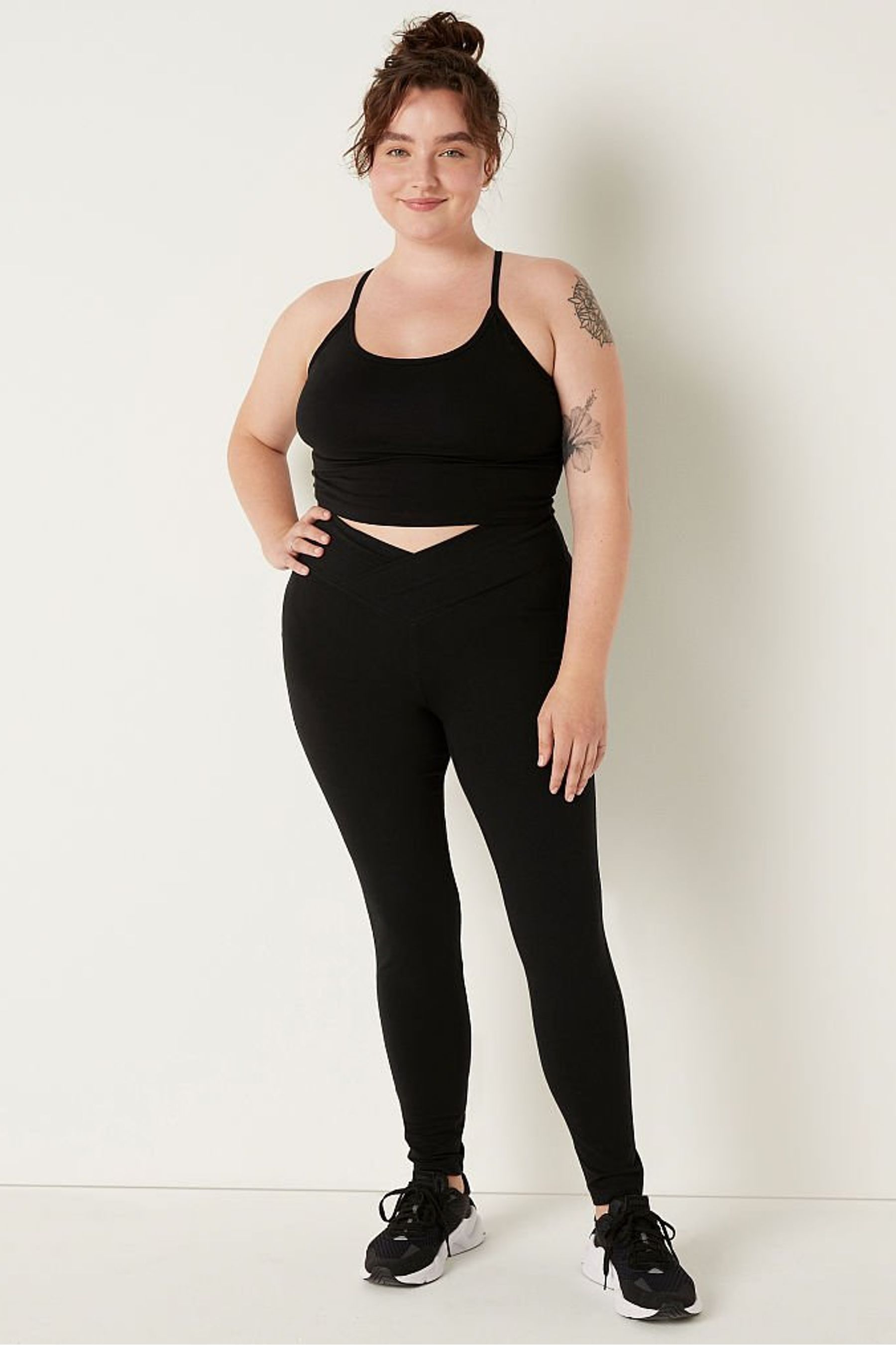 Pink cotton yoga leggings online