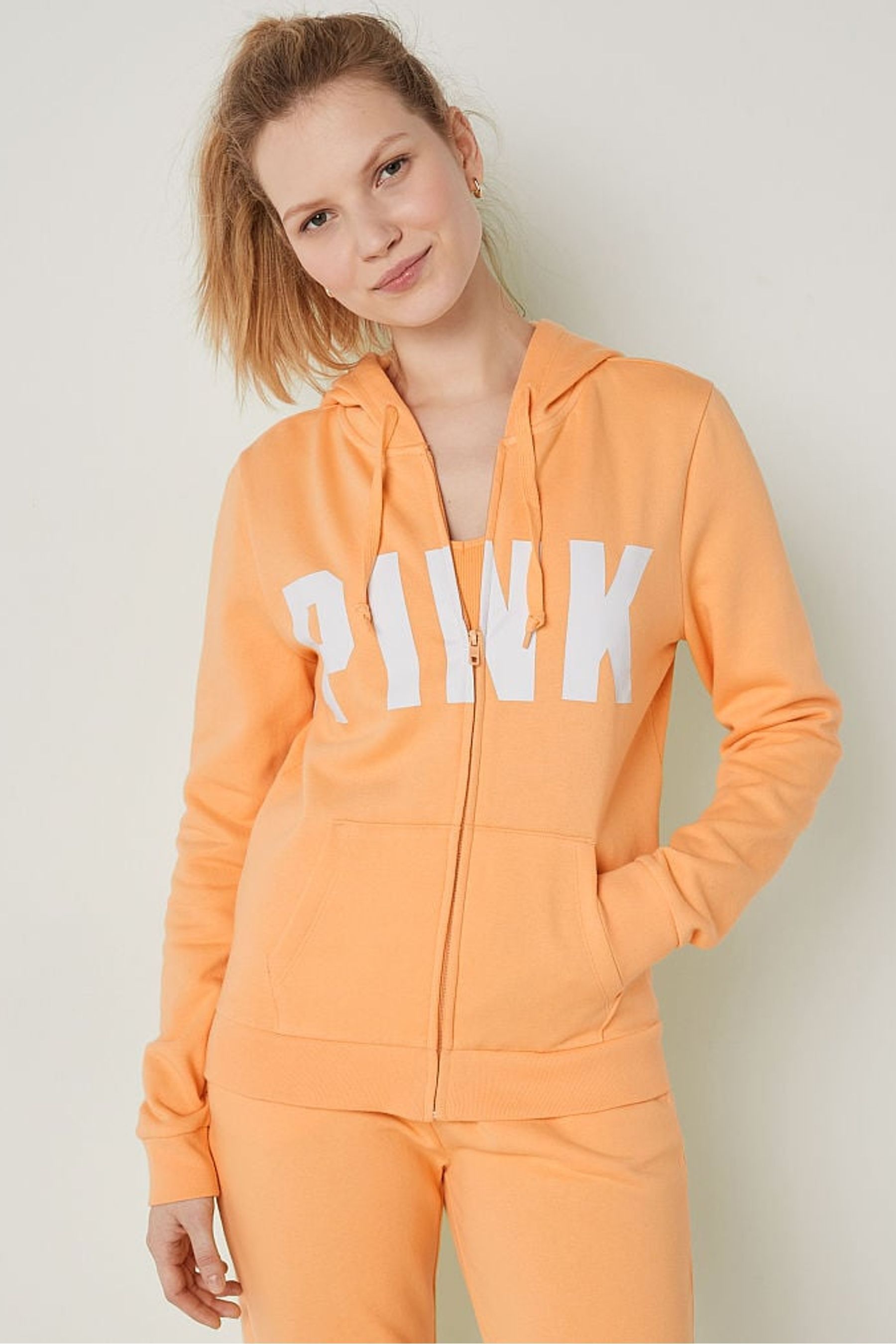 Pink orange hoodie 2025