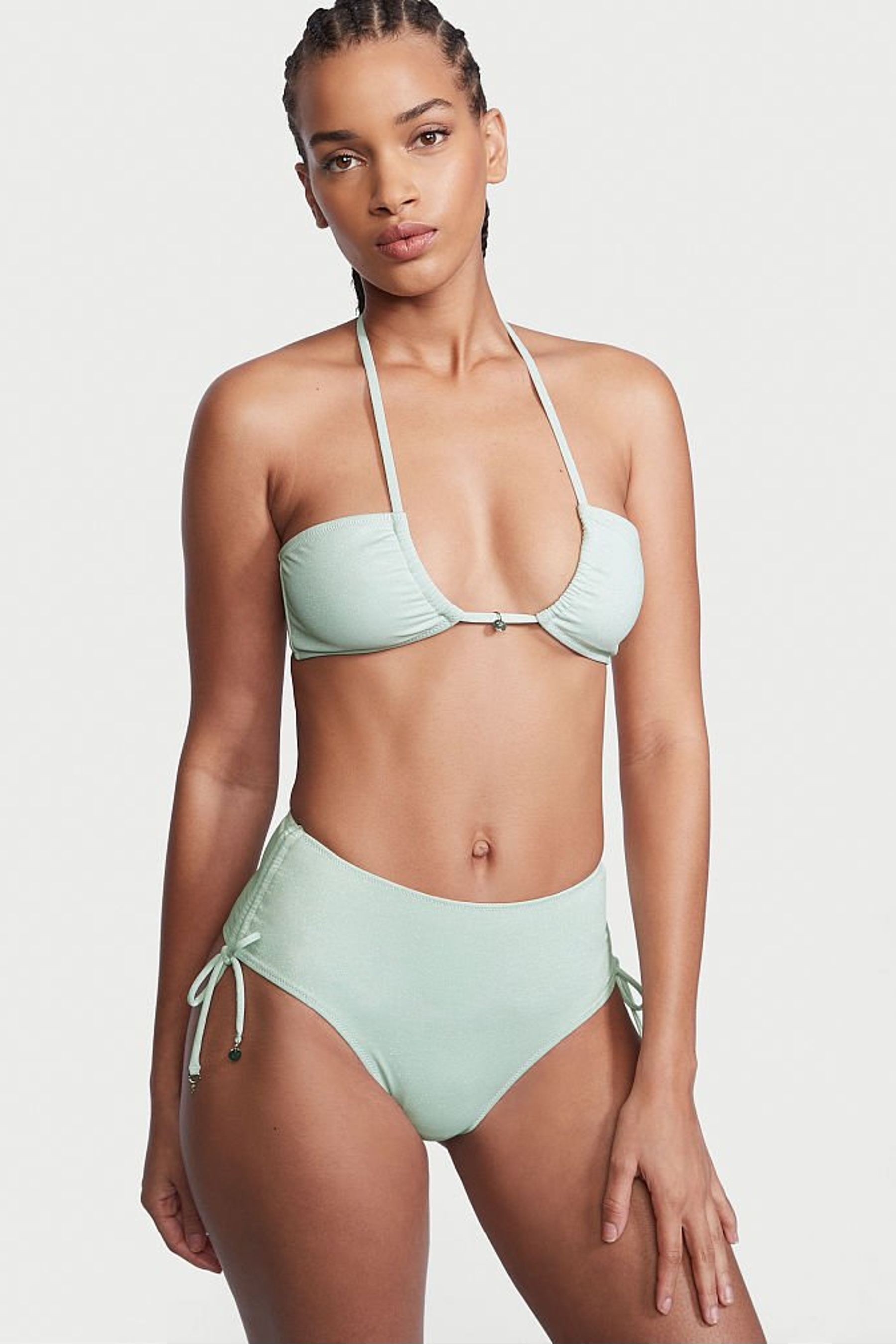 High waisted discount cheeky swim bottom