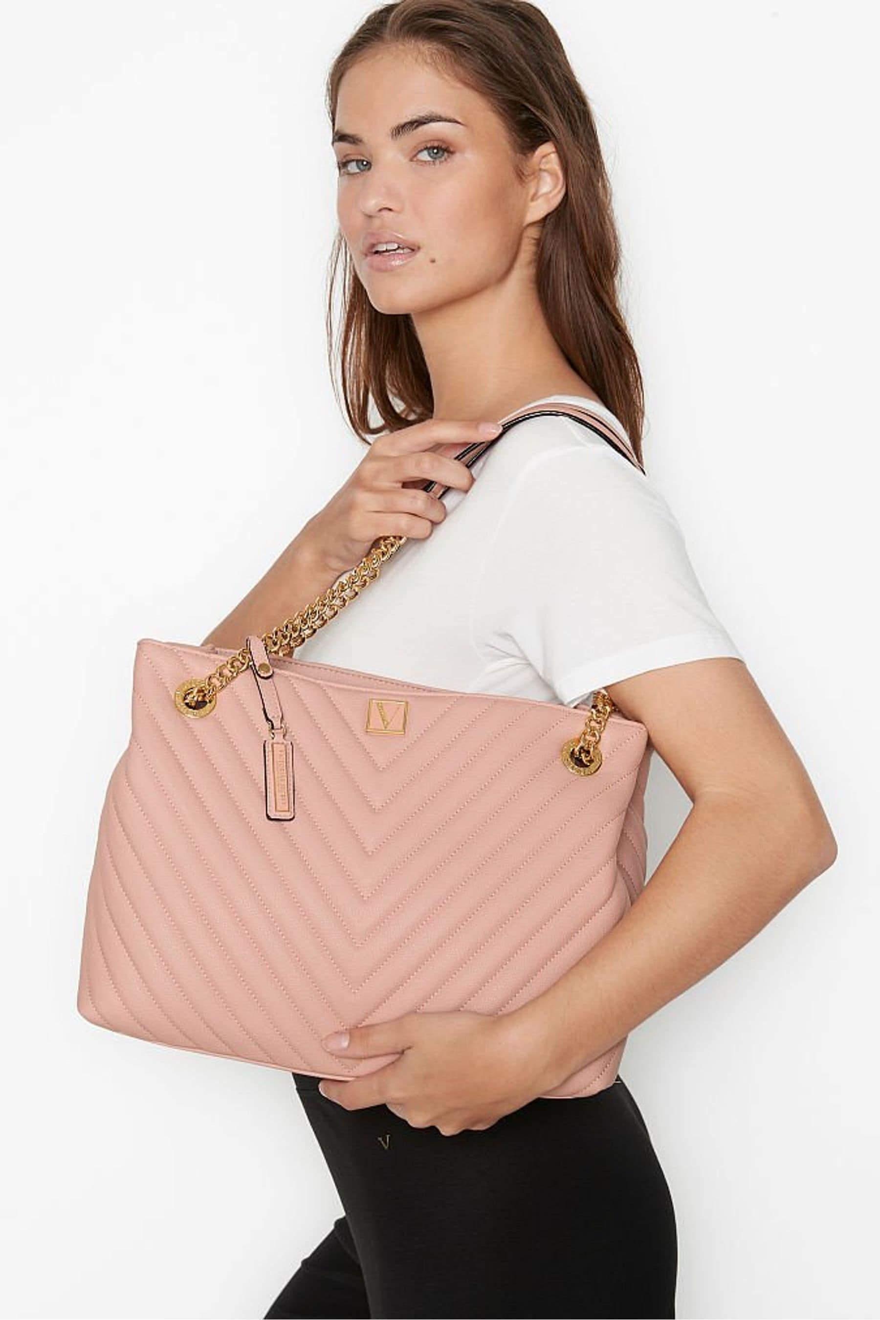 Blush store pink tote