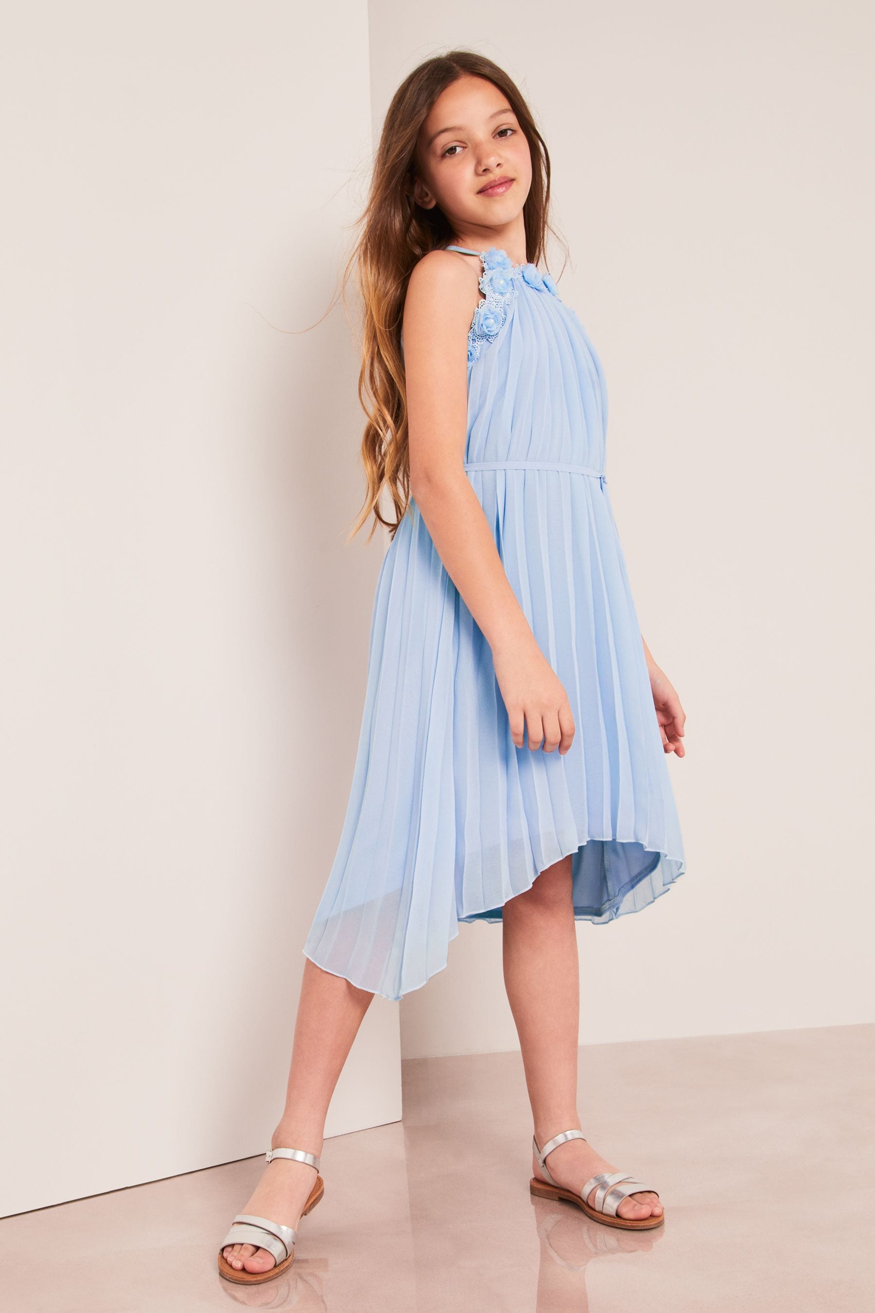 Lipsy deals chiffon dress