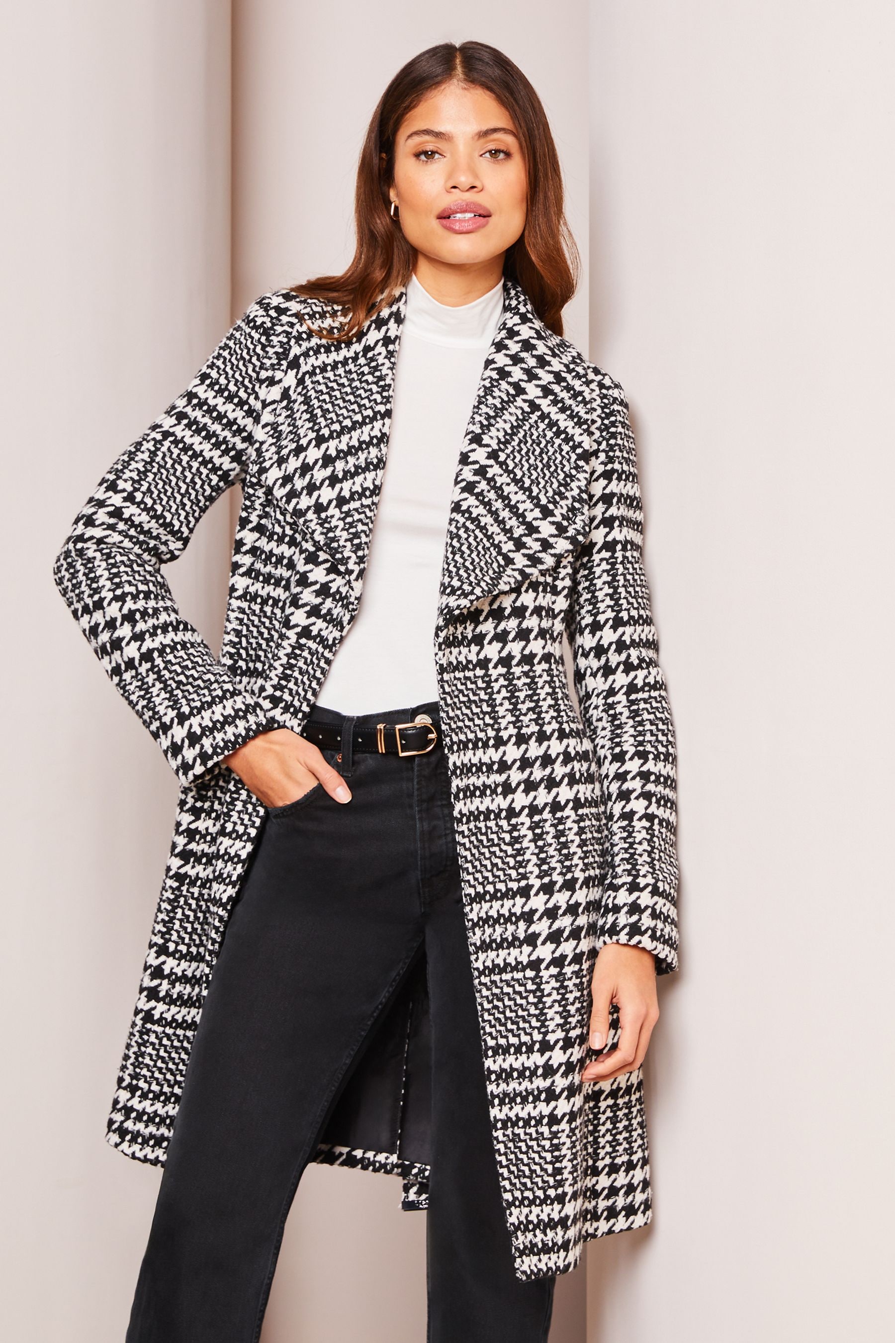 Lipsy shop tartan blazer