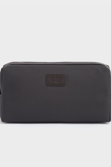 Buy OSPREY LONDON The Small Grantham Waxed Canvas And Leather Washbag ...