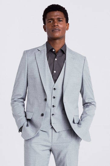 MOSS Grey Tailored Fit Suit: Jacket