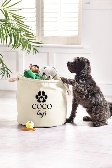 Personalised Dog Toy Storage by Loveabode
