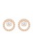 Swarovski Rose Gold Plated Creativity Circle Pierced Earrings