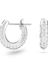 Swarovski Silver Stone Pierced Earrings