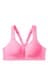 Victoria's Secret Neon Peony Pink High Impact Racerback Zip Up Sports Bra
