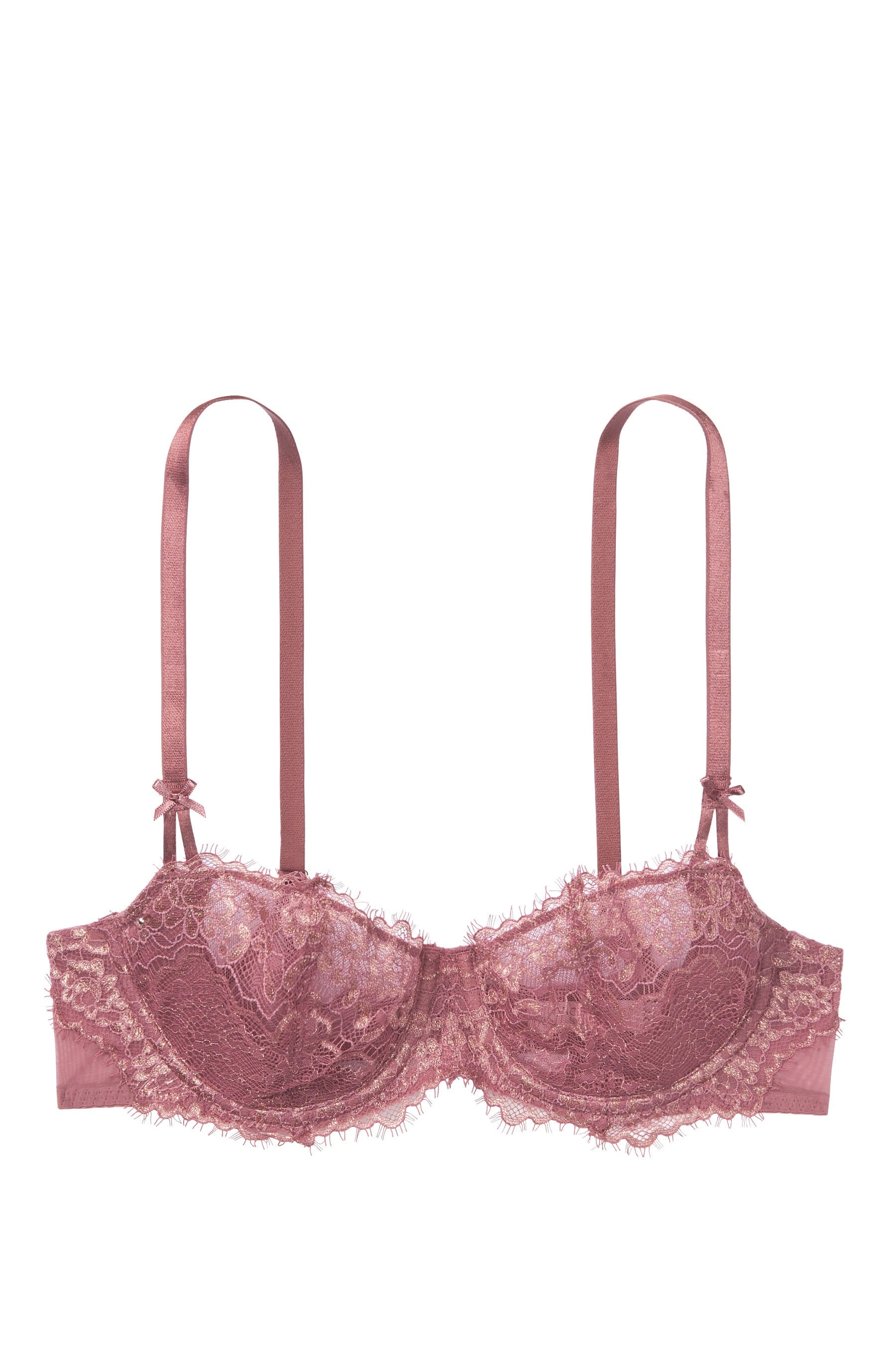 Buy Victoria's Secret Vintage Rose Lace Unlined Balcony Bra from the
