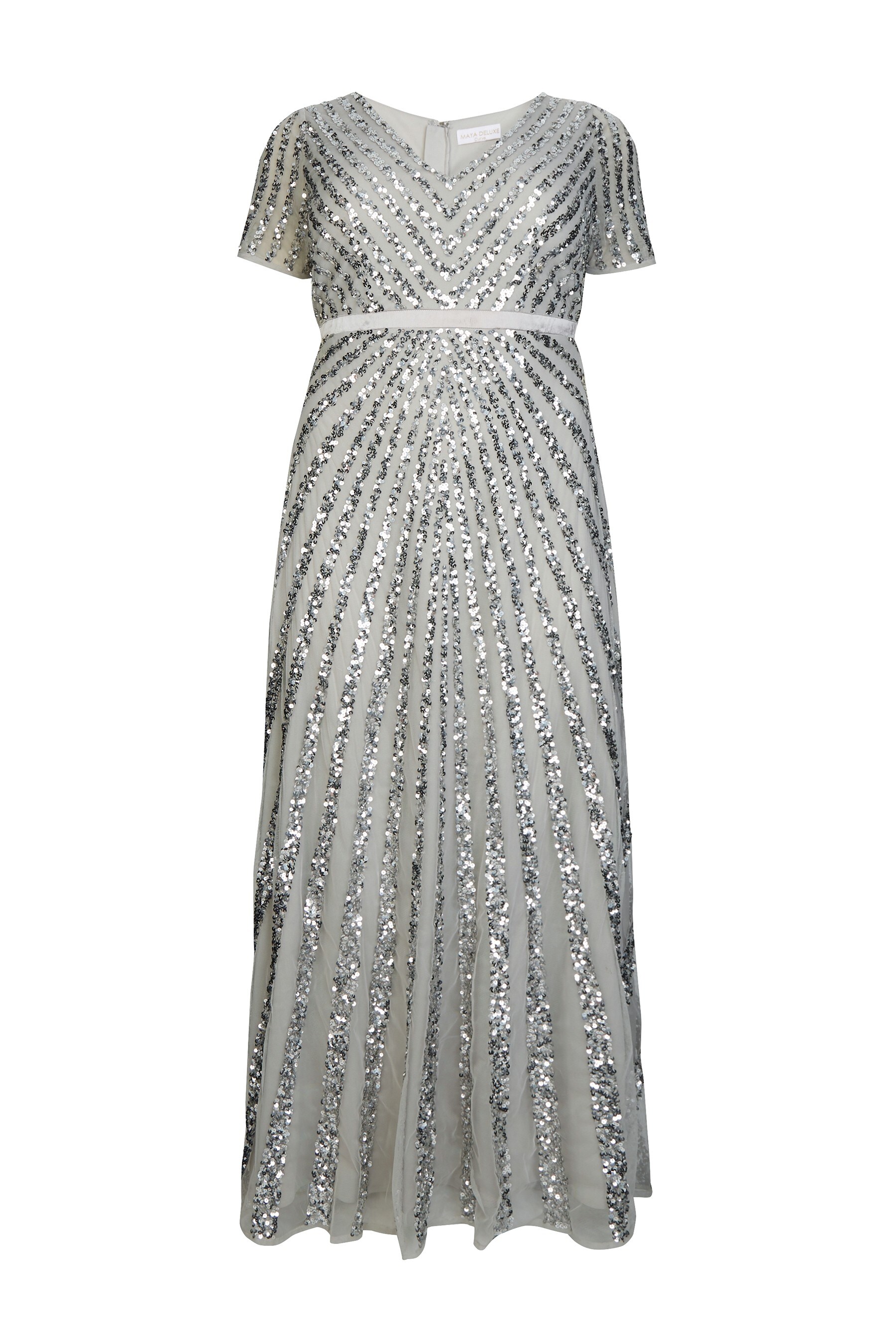 sakina metal embellishment maxi dress