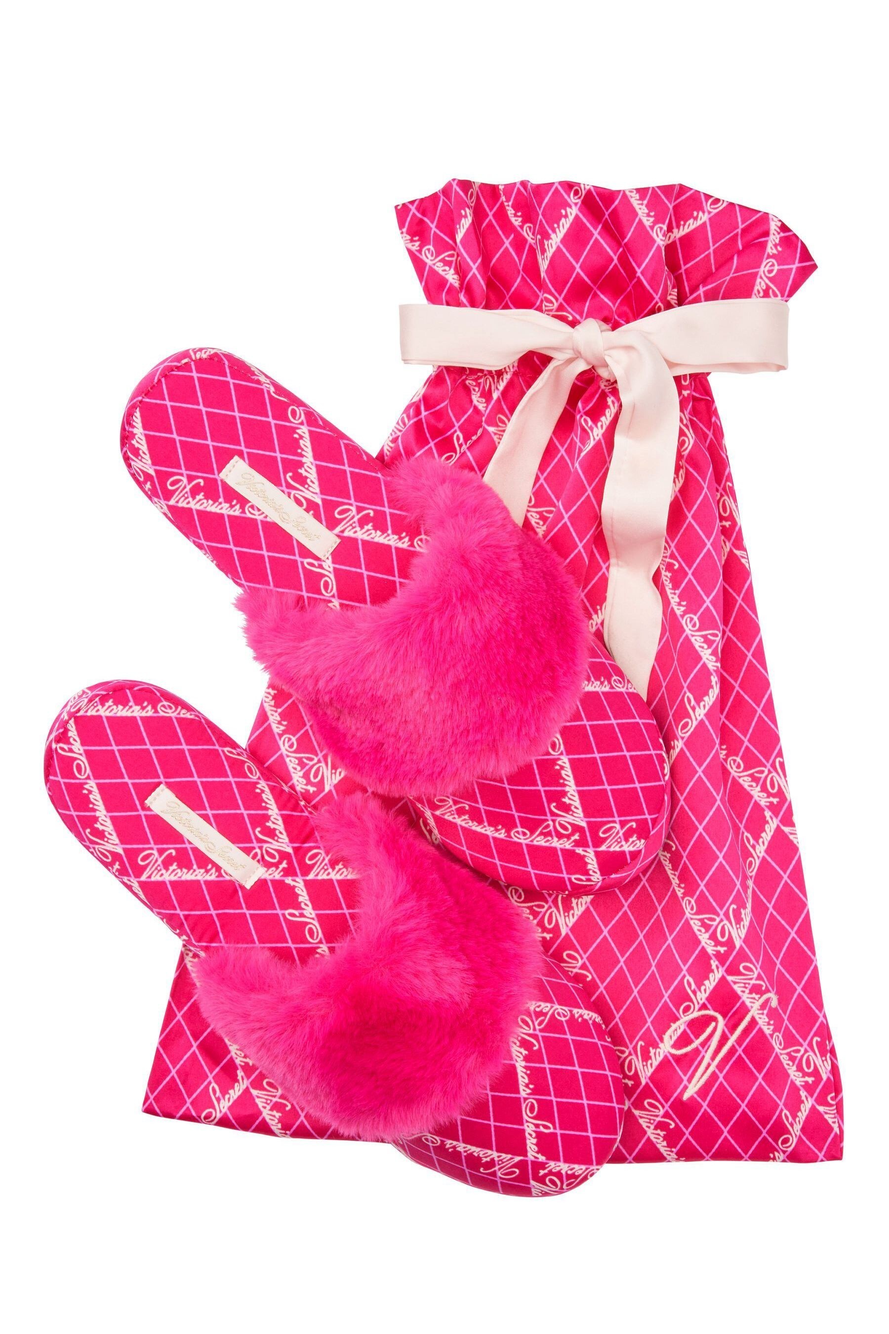 signature satin slipper