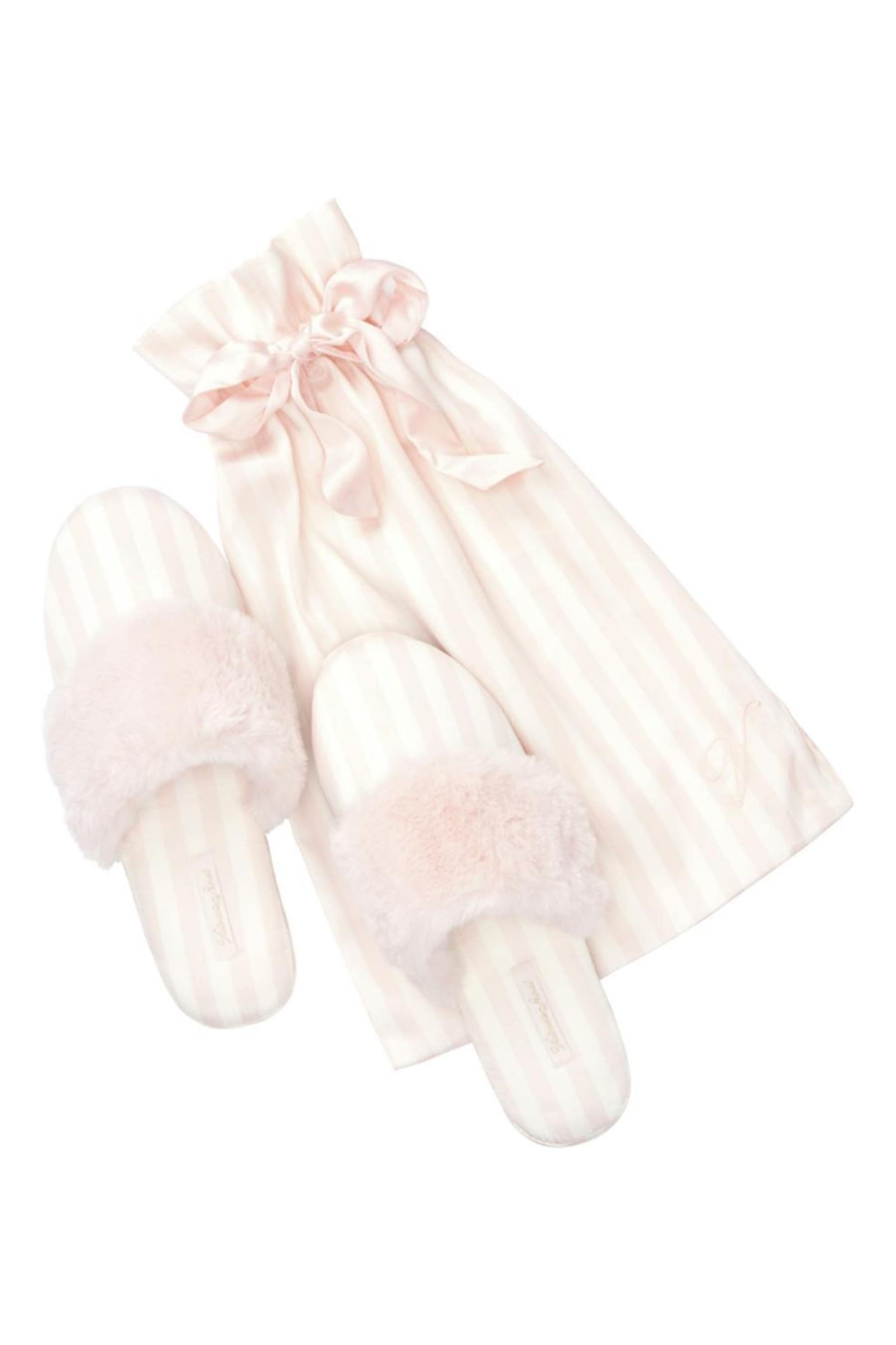 signature satin slipper