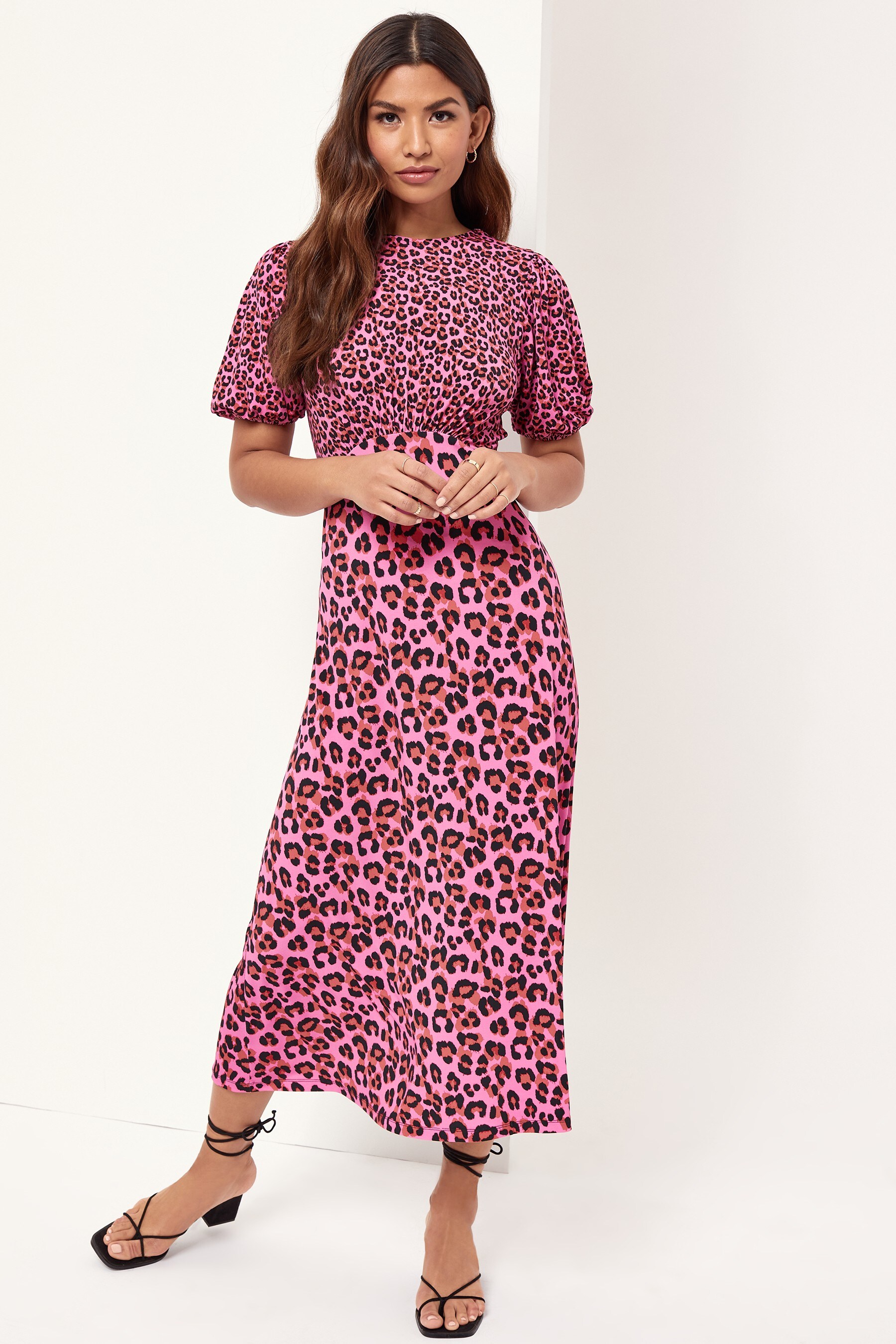 lipsy blue animal print jumper